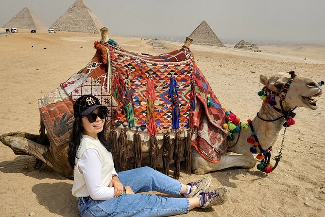 Pyramids & Sphinx Saqqara Day Tour - The 30-minute camel ride around Giza