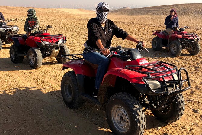 Quad Bike ATV Tours in Desert of Giza Pyramids with Egyptian Tea - The second ride and return to Cairo