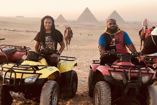 Quad Bike , Lunch and Camel Ride Private Tours from Cairo Giza Hotel - What to bring and what to clarify