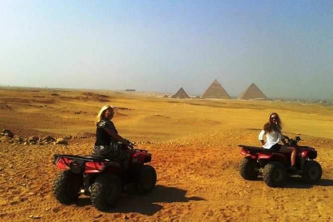 Quad bike ride in the pyramids of Giza - Why the pyramids look better from the desert