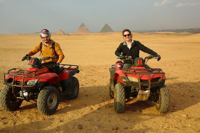 Quad Bike Trip At Desert of Giza Pyramids - Sunrise, midday, or late afternoon