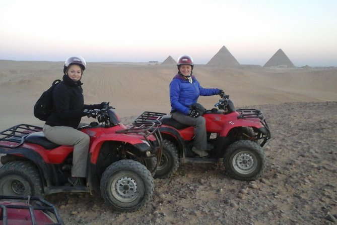 Quad Bike Trip At Desert of Giza Pyramids - The quad bikes and safety questions