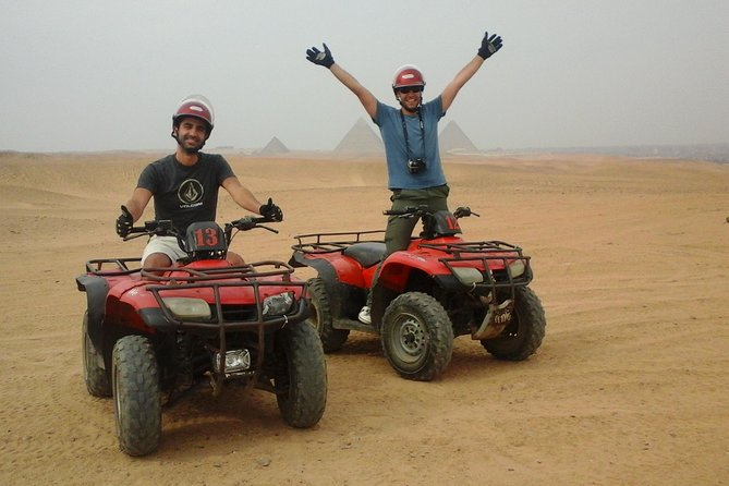 Quad Bike Trip At Desert of Giza Pyramids - The hotel transfer and private format