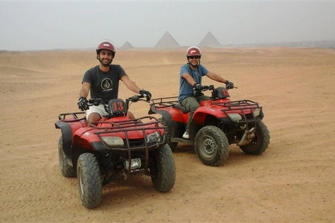 Quad Bike Trip At Desert of Giza Pyramids - Who will enjoy this most
