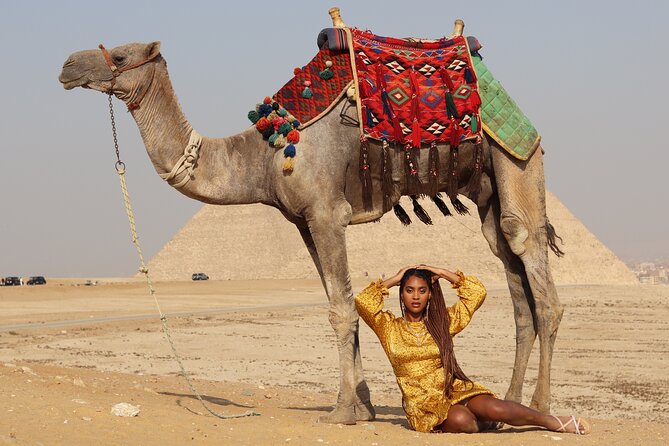 Quad in The Pyramids desert - Riding a quad beside the Great Pyramids