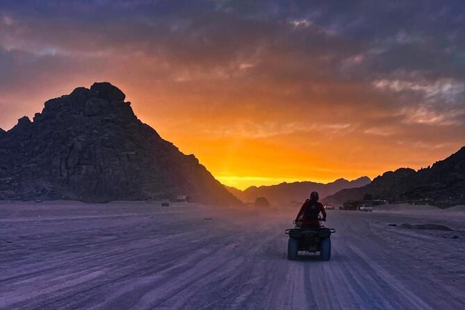 Safari 5 in 1 Quads, Camels, Show, Dinner & Star Gazing in Sharm El Sheikh - Quad biking on desert tracks