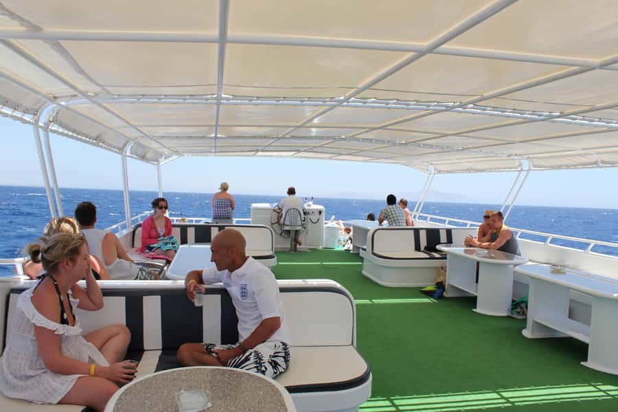 Sharm El-Sheikh: Luxury Ras Mohammed & White Island Cruise - From Watanya Marina to the open Red Sea