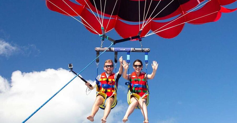 Sharm El-Sheikh: Parasailing, Camel Ride, Dive & Quad Bike - A Big Day Across Desert and Sea