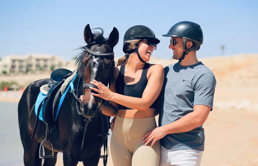 Sharm El Shiekh: Beach and City Desert Horse Riding Tour - Horse care and the stable itself