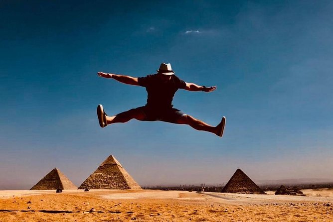 Sightseeing Day Tour to Pyramids, Egyptian Museum and Bazaar from Giza or Cairo - Transport, guide service, and the shape of the day