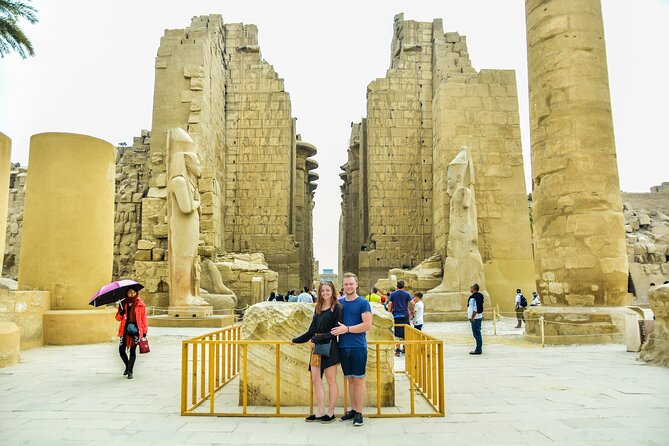 Small group Hurghada to Luxor, Valley of the Kings by Van - The guides: Nana, Ahmed, Khaled, and Nazer