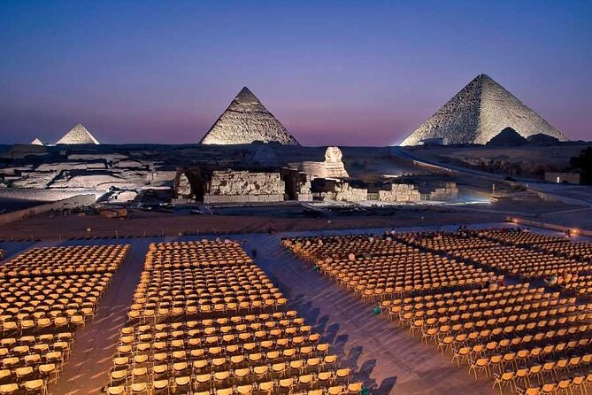 Sound and Light Show at the Pyramids from Egypt - Arriving at the Pyramids of Giza