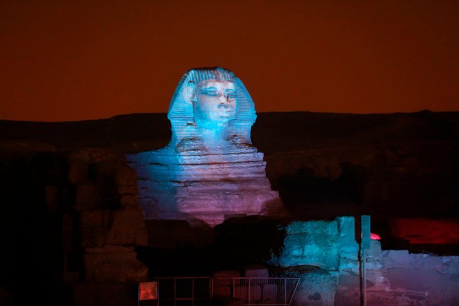 Sound and light show with Dinner with Pyramids view Roof Top Restaurant - How much of the show can you actually follow?