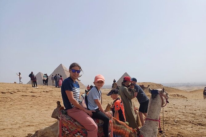 The Giza Pyramids, the Great Sphinx, and Local Lunch. - Khafre and Menkaure, the other two pyramids