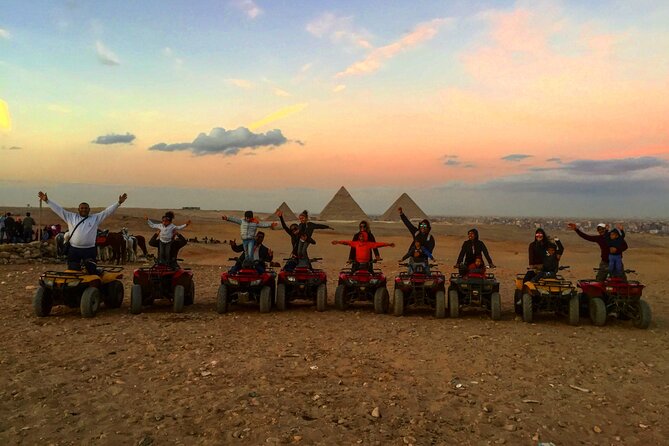 Top Private All Inc-Pyramids,Camel,Quad Bike,Inside Pyramid&Lunch - One hour on the quad bike in the desert