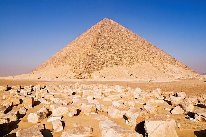 Tour to Pyramids of Sakkara & Dahshur - Entering the Red Pyramid