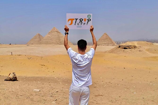 Tour to the Great Pyramids City, Panoramic View, Sphinx and Camel - Lunch above the pyramids