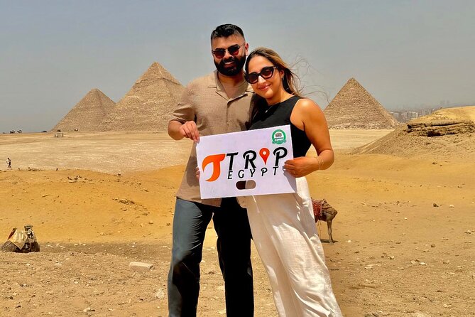 Tour to the Great Pyramids City, Panoramic View, Sphinx and Camel - Pickup from Cairo or Giza, with a private vehicle