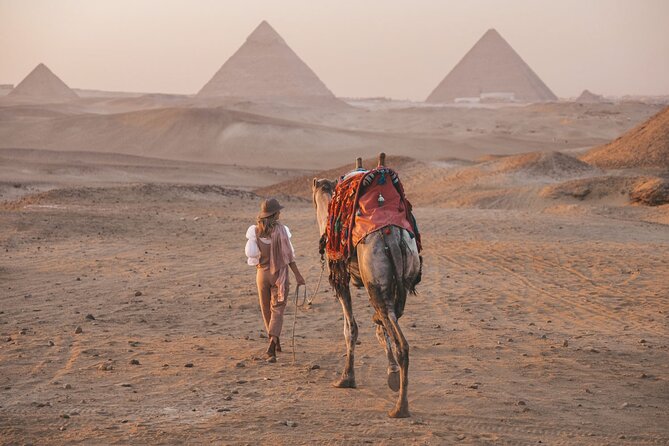 Trip To Cairo from Alexandria - Standing before the three Giza Pyramids