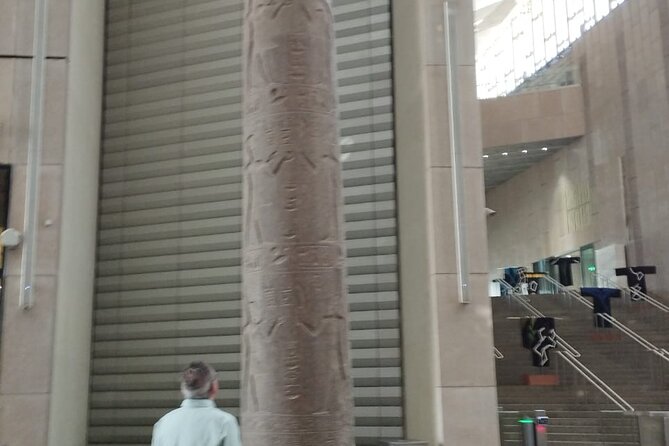 Unique Tour to The Grand Egyptian Museum and 12 main galleries - The Hanging Obelisk and the story behind it