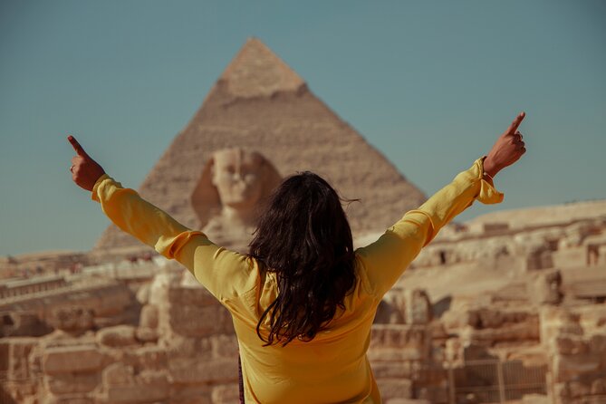 Unusual Desert Safari Tour Around Giza Pyramids During Sunset With Barbecue. - The panoramic viewpoint and late-day light