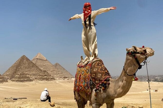 VIP Giza Pyramids, Sphinx, Lunch,Camel Ride & inside 3rd pyramid - Hotel pickup and the ride to the plateau