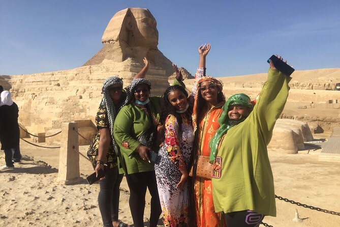 VIP Half Day Tour Giza Pyramids ,Great Sphinx and Cairo Food Tour - Egyptian food for the second half