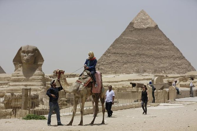 VIP Private Tour Giza Pyramids Sphinx ,Camel,Inside Pyramid - Local Lunch After the Monuments