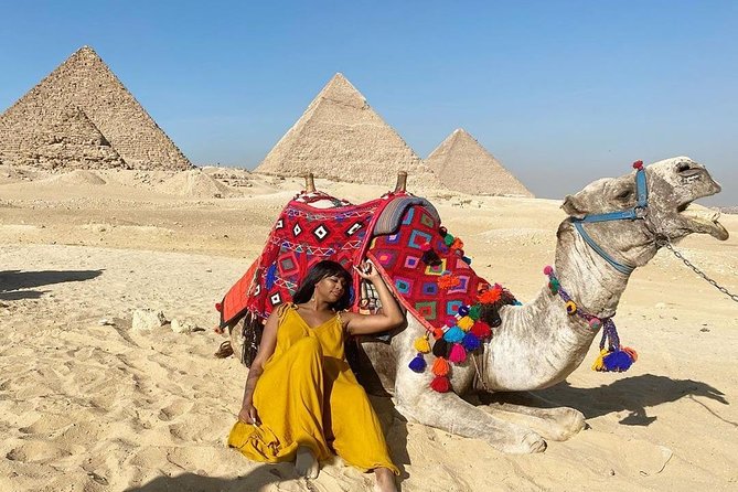 VIP Private Tour Giza Pyramids Sphinx ,Camel,Inside Pyramid - Meeting the Three Pyramids of Giza