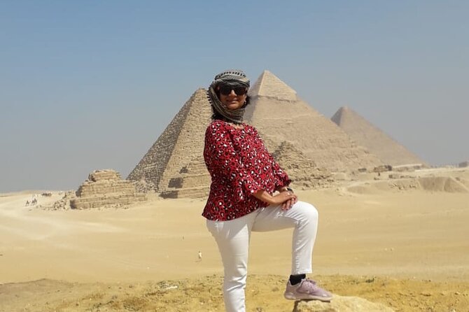 VIP Private Tour Giza Pyramids ,Sphinx , Quad Ride, Camel Ride - ATV quad riding outside the gate