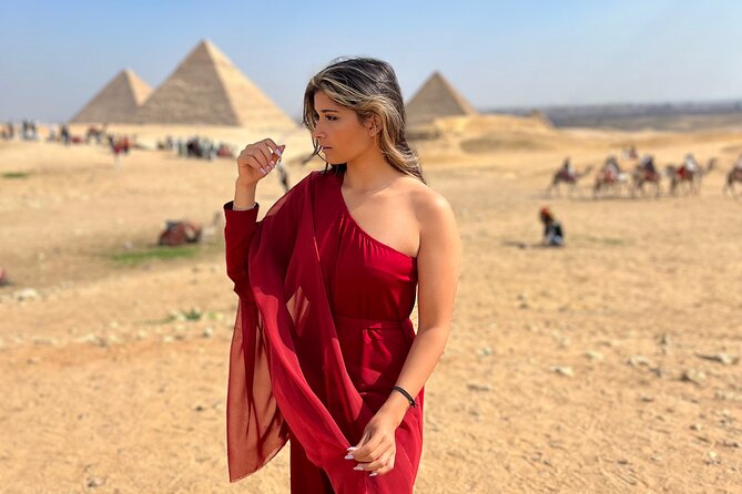 Vip Tour Giza pyramids, sphinx with Camel Ride and Vip lunch - Why the panorama stop matters