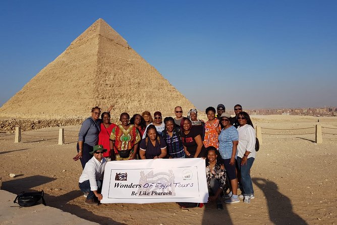 VIP tour to Giza pyramids, Sphinx, Camel ride, lunch, GEM museum - A 20-minute camel ride across the desert
