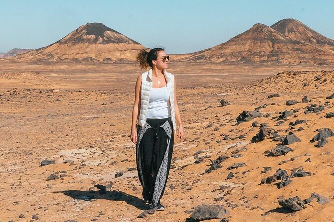 White & Black desert camping tour 2 Days 1 night From Cairo - Reaching the White Desert before sunset