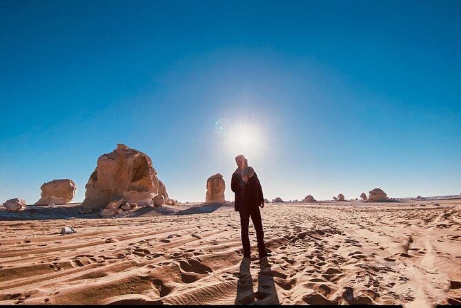 White & Black Desert tour 2 Days 1 night camping from Cairo. - Sunrise, breakfast, and the return route