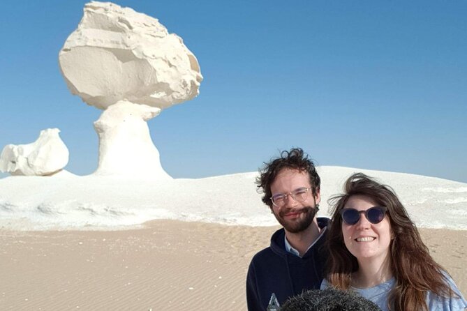 White Desert Overnight Camping Sharing Tour in Egypt - Black Desert craters and volcanic rock