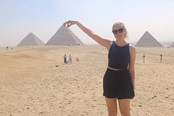 Your VIP Giza Tour: Pyramids, Camels & Authentic Egyptian food - The panoramic viewpoint and 30-minute camel ride